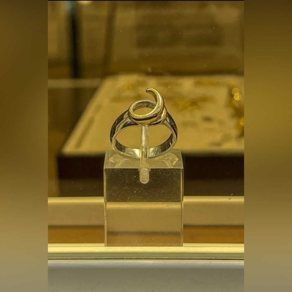 Coil design, Silver plated ring 🩶